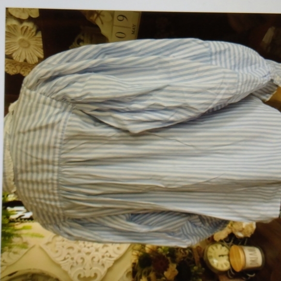 Free People Bexley Cotton Striped Blouse - Picture 5 of 11